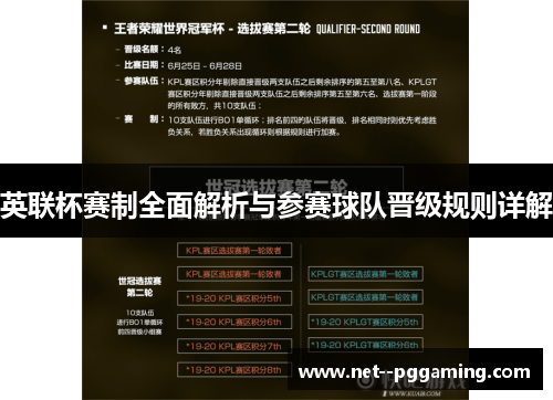 英联杯赛制全面解析与参赛球队晋级规则详解
